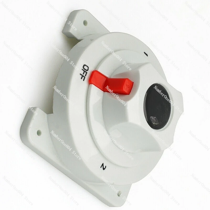 

White Square Marine Battery Selector Switch Power Switch for Boat Yacht Hardware