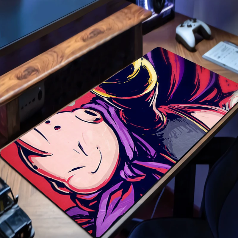 Коврик для мыши Dragon Ball Majin Buu, аксессуары для офисных ПК, удлиненный коврик с узором, настольный коврик, противоскользящий резиновый коврик для мыши в стиле аниме, игровые коврики