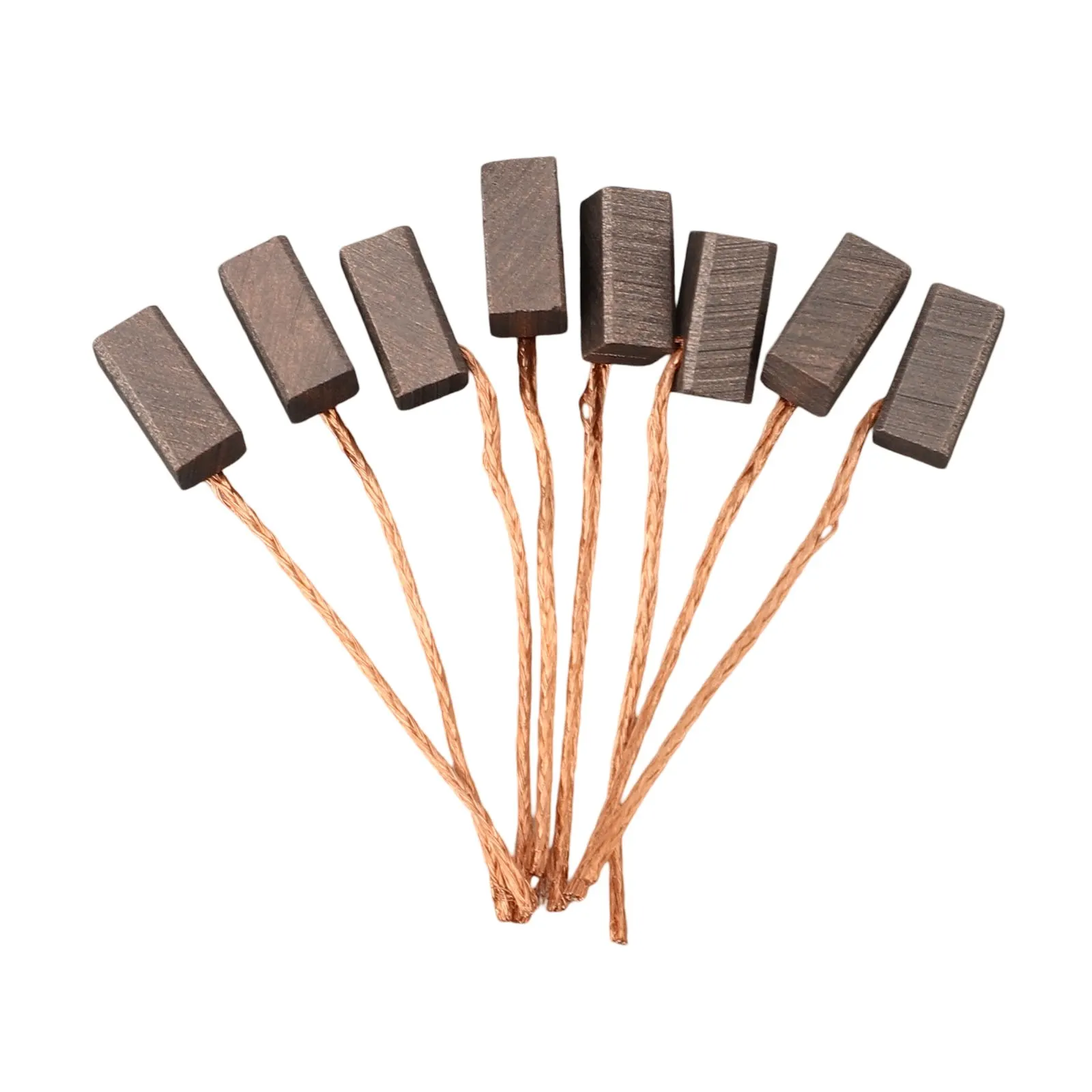 8pcs 5x5x10mm Carbon Brushes Motor Carbons For Car Truck Water Wiper Fan Blower Garage Door Opener Cordless Tool Parts