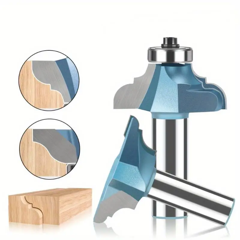 Professional Grade Tibetan Jump Table Male Female Tenon Woodworking Milling Cutter Double R Line Knife Set for Cabinet Door