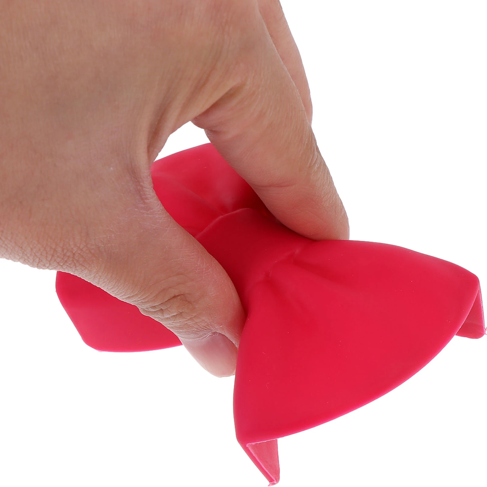 

2 Pairs High Quality Silicone Heat Resisting Clips Bowknot Design Non Slip Kitchen Accessories Dark Red