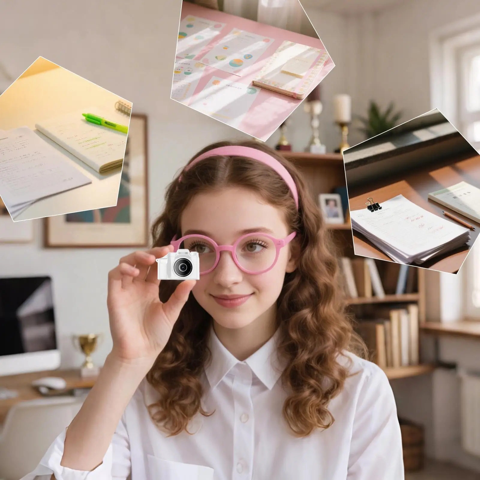 Przenośny brelok do kluczy z kamerą Tiny Portable Vlog Camera z kartą 32 GB Wyświetlacz HD 0,96 Mały kamera retro z filtrami do zdjęć