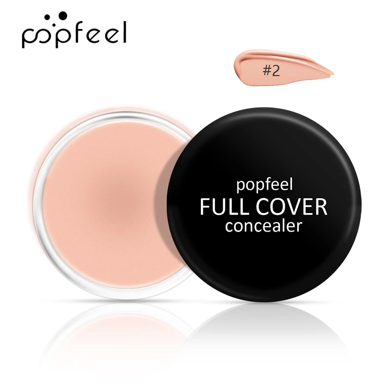 Volledige Coverbasis Concealer Crème, Vrouwen Vloeibare Foundation Gladde Concealer Corrector Langdurig Voor Donkere Vlek Onder Oogkringen