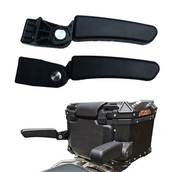 Motorcycle Passenger Armrest ABS Passenger Rear Folding Top Case Box Rear Seat Armrest Kit for BMW Yamaha Universal Motor Parts