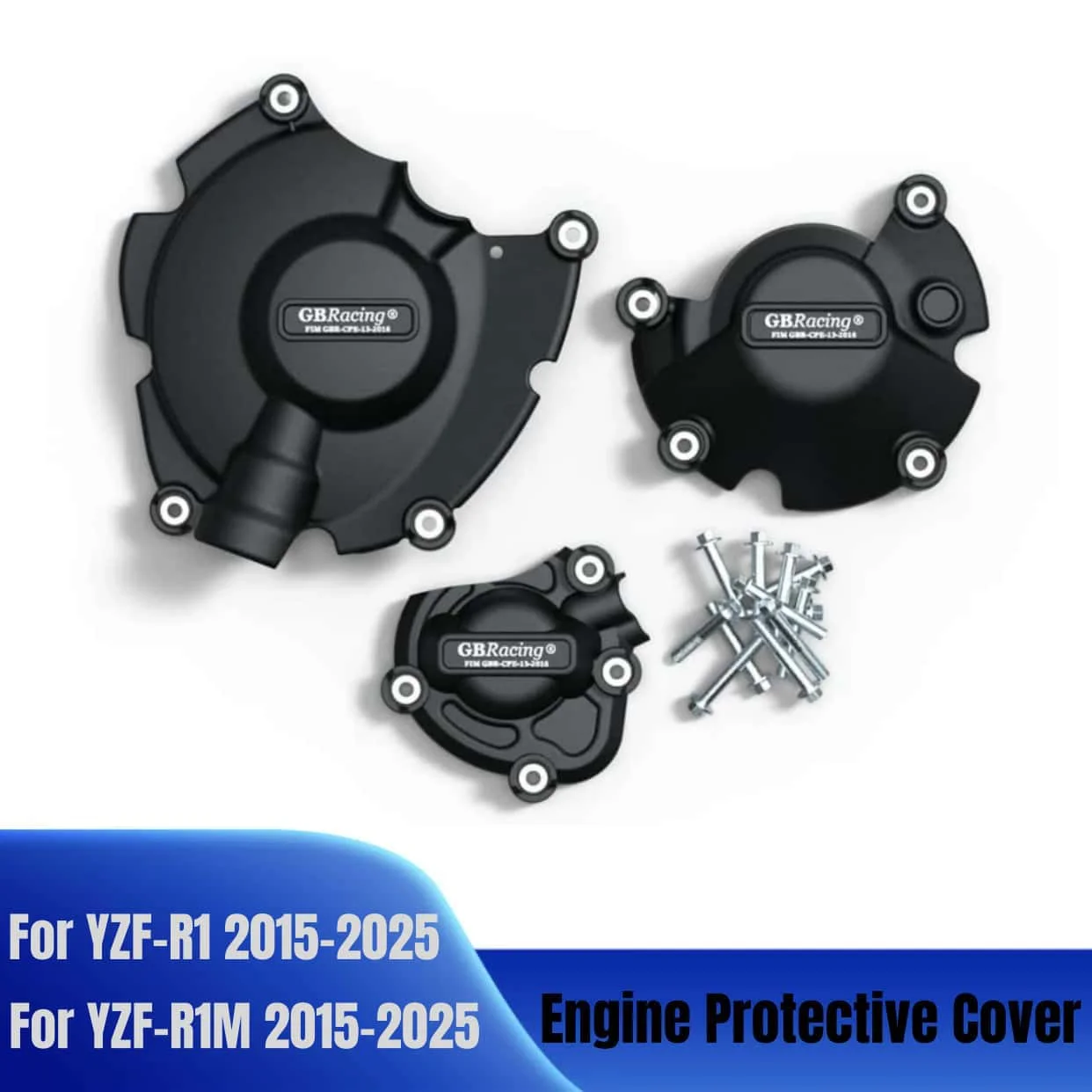 

For YAMAHA YZF-R1 / YZF-R1M / R1 / R1M 2015-2024 2025 Engine guard cover For GBRacing Motorcycle Engine Protection Cover