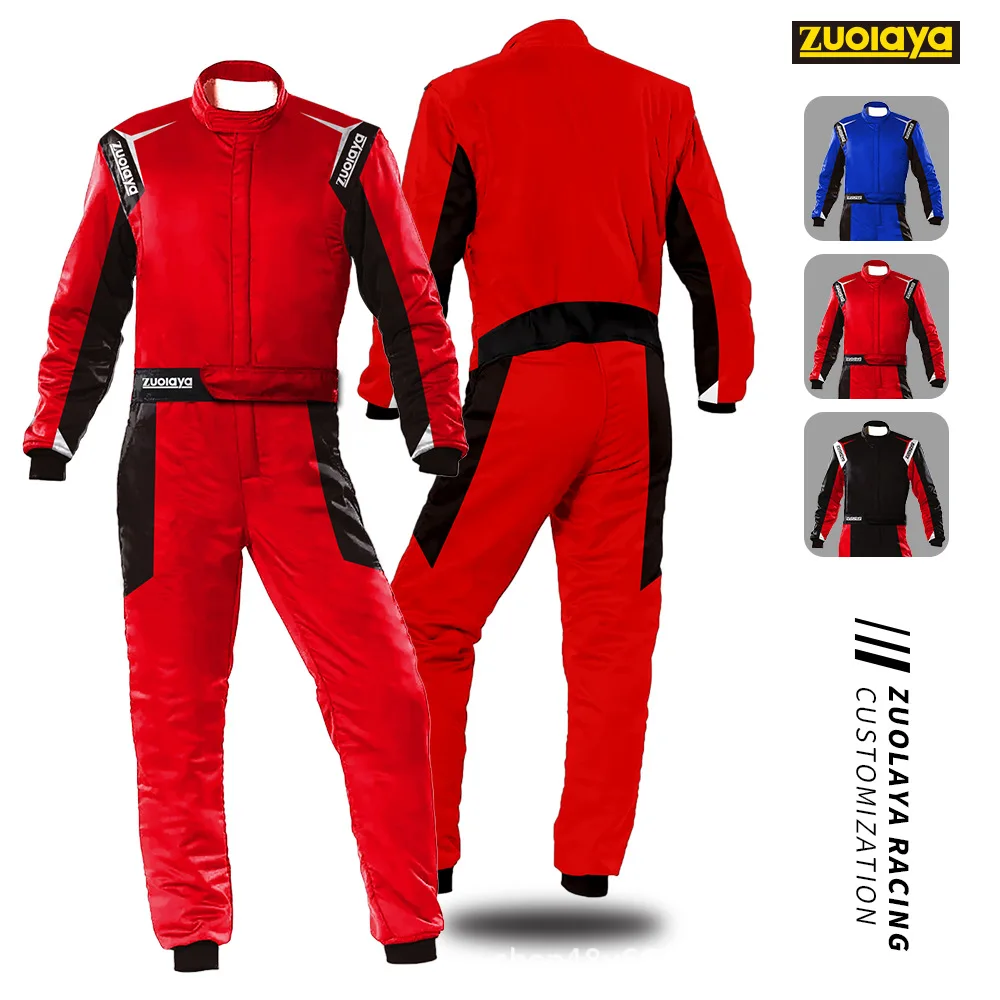 New Summer Ice Silk Kart Off-road Vehicle UTV Rally Drift Men Women Couple One-piece Racing Suit Karting Suits