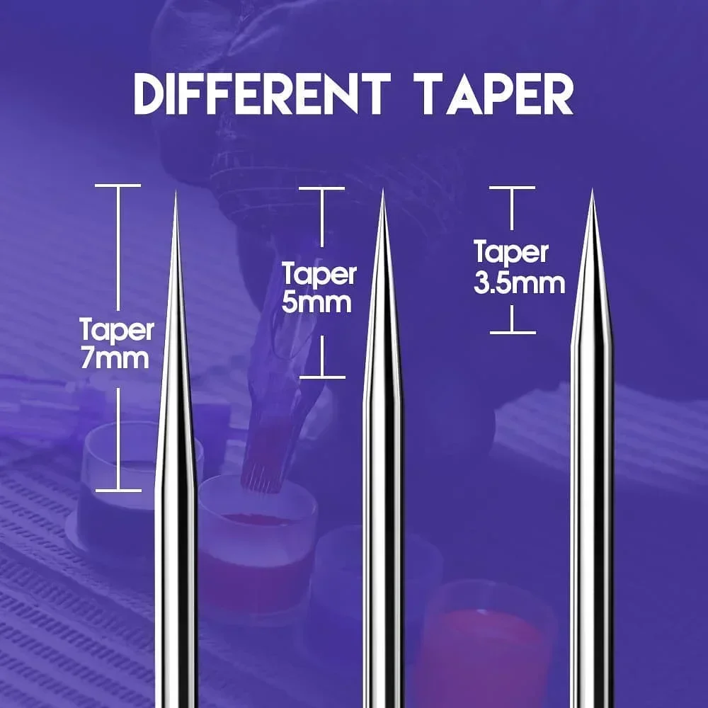 Stěžeň tetování PRO tetování kazety RL/RLT kolo liniové jednorázové sterilizované bezpečnosti jehlice pro tetování automaty 20pcs/lot