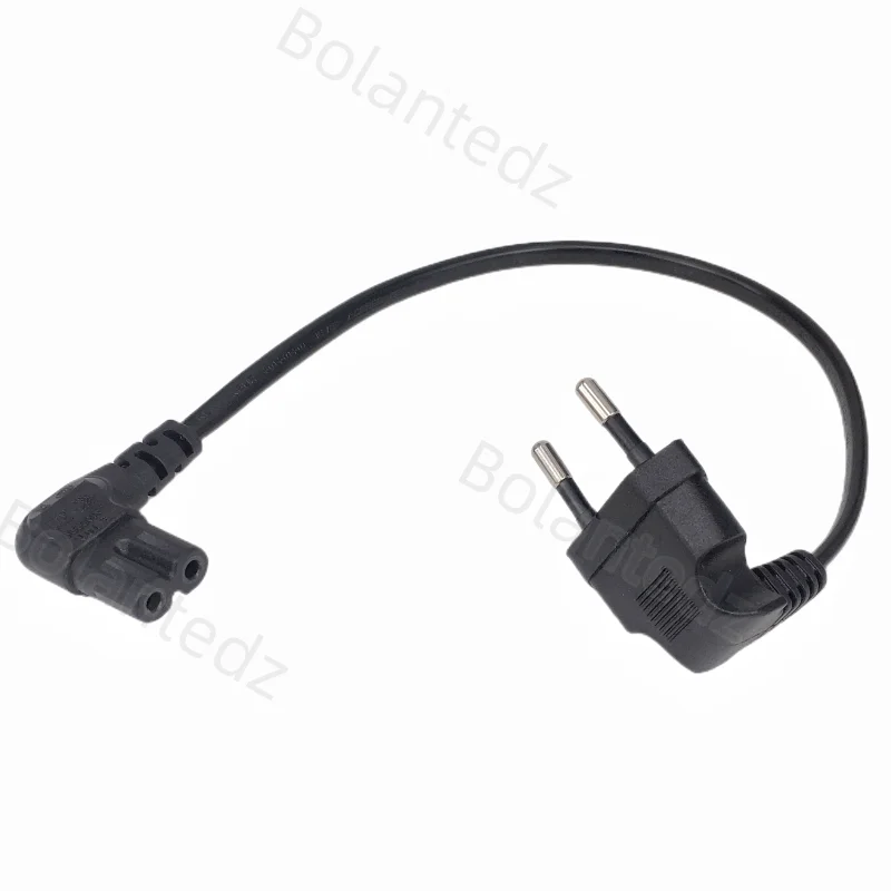 3M 90 درجة Schuko CEE7/16 أوروبا 2pin ذكر إلى الزاوية اليمنى IEC 320 C7 كابل سلك إمداد الطاقة #4