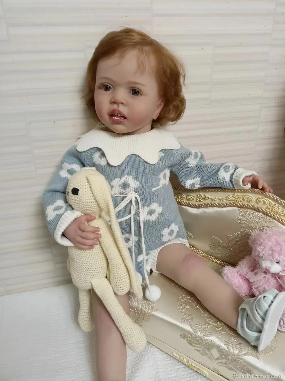 SINO-BB Personalizowana, limitowana edycja 73cm Reborn Baby Wini z ręcznie wszczepionymi włosami, gotowa lalka, prezent na Boże Narodzenie