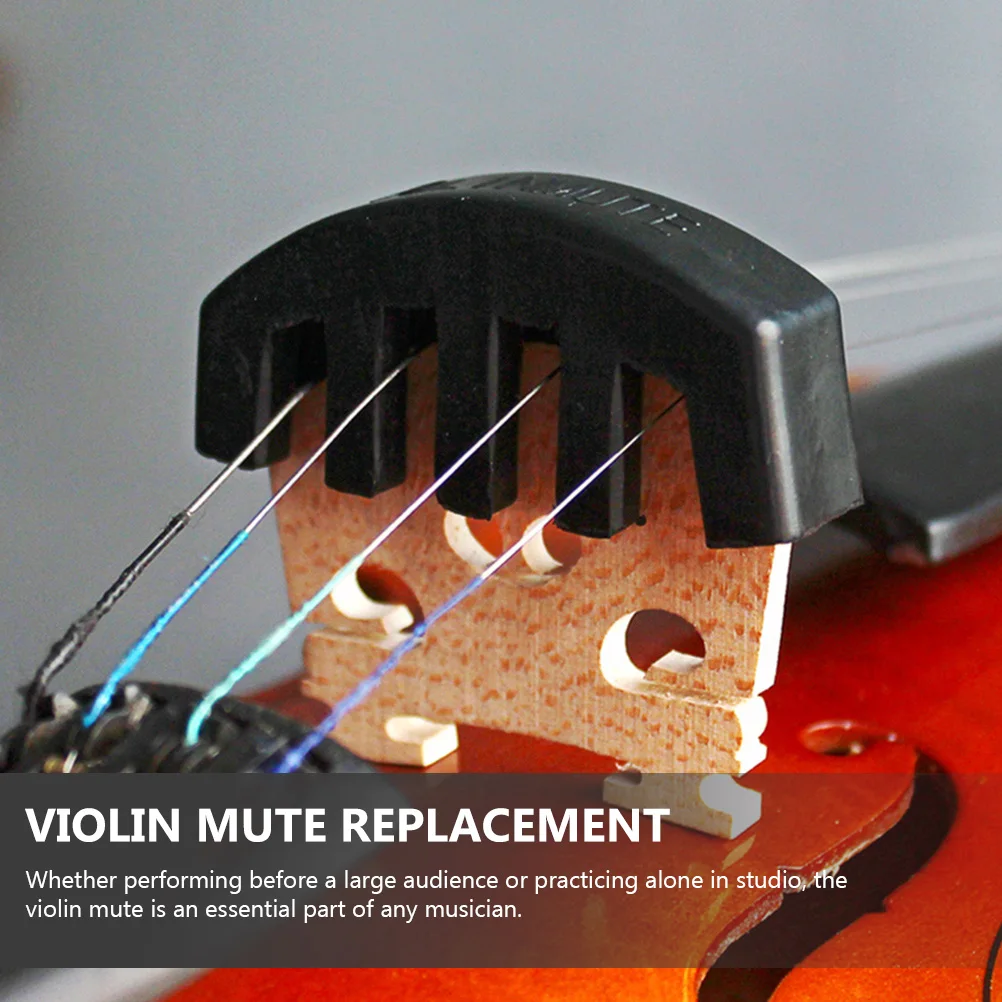 

4 Pcs Wormless Sound Accessories Mute Violin Practice Ultra Musical Instrument Rubber Soft Muffler