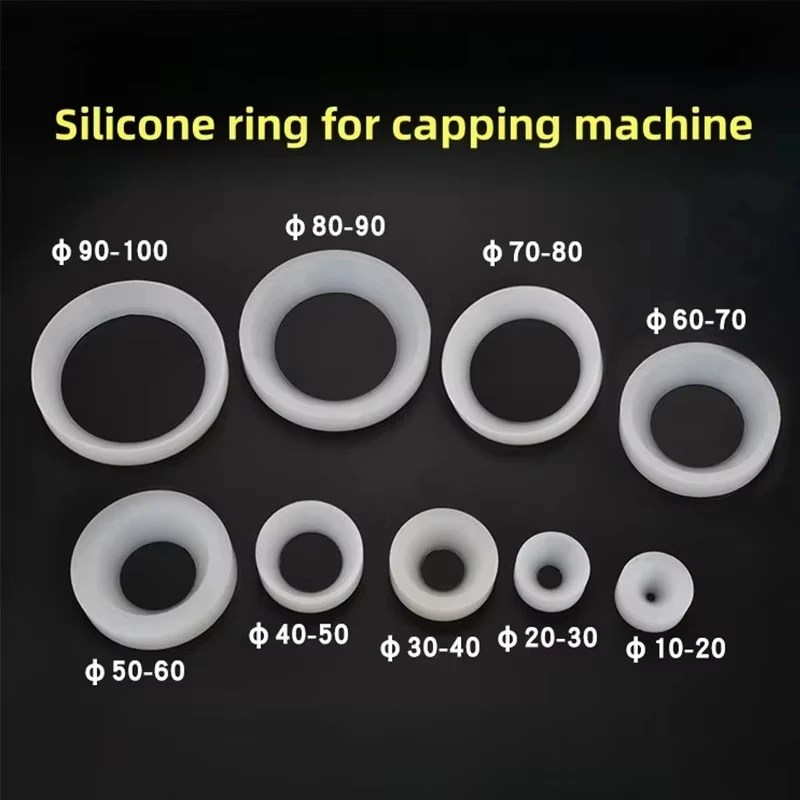 10-50mm silicone pad capping head inner core capping machine accessories wear-resistant leather band washer