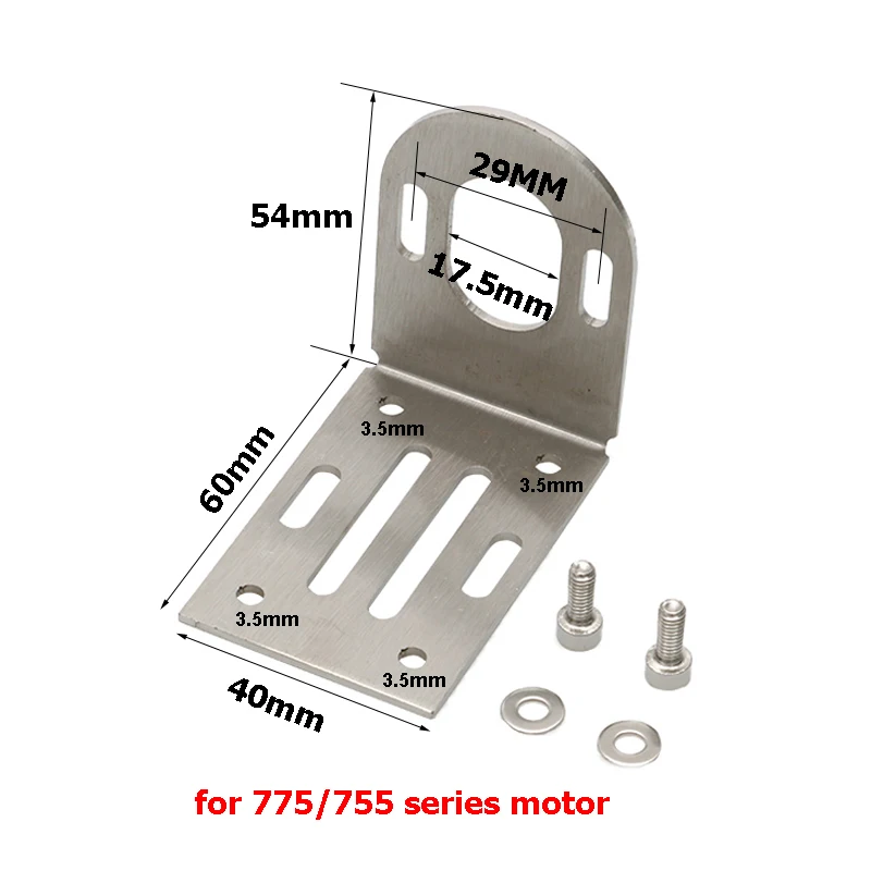 1PCS Motor Halterung Basis Unterstützung Halterung Motor Stehen Edelstahl Befestigung Sitz für 380 370 550 555 750 775 795 DIY RC Boot Auto