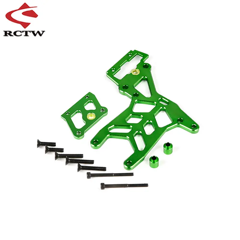 High Quality CNC Thickened Front or Rear Upper Connection Plate Set for 1/5 HPI ROFUN ROVAN KM BAJA 5B 5T 5SC Truck Rc Car Parts