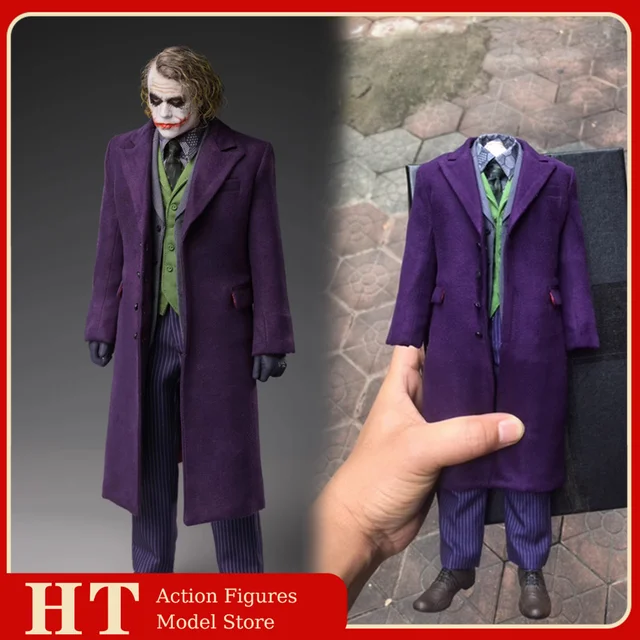 TOPO TP007 1/6 Scale Batman JOKER Heath Ledger Purple Coat Upgraded Version  Male Soldier Clothing For 12Inch Action Figure Body - AliExpress