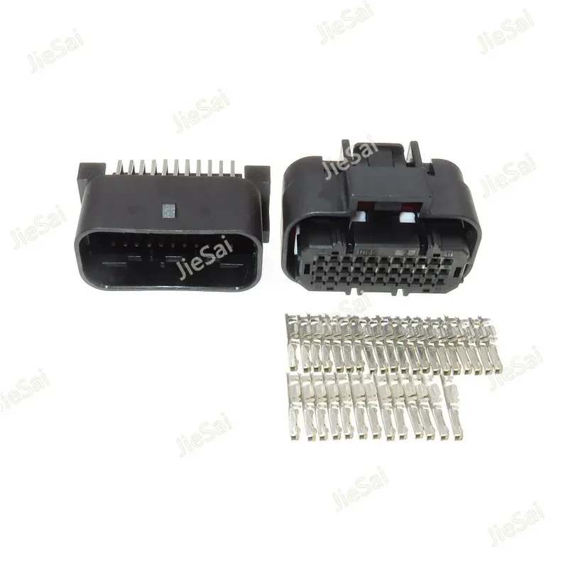 

33-контактный автомобильный разъем для ЭБУ, гнездо для печатных плат автомобилей, 1554461-2