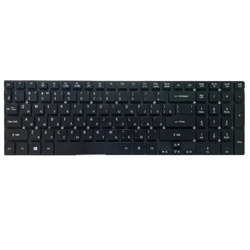 WYORESY New Russian Keyboard For Acer Extensa 2508 2509 2510 2510G Z5WBH EX2508 X2508 EX2509 2508G 2509G 2510G-365E RU Black