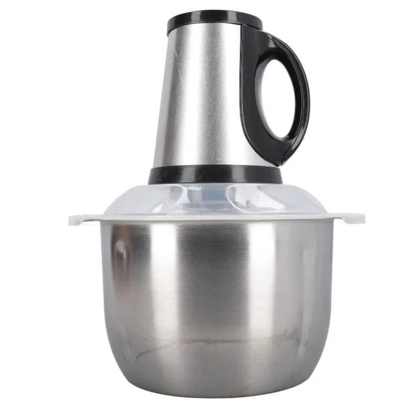 

Электрический кухонный комбайн высокой емкости 5 л из нержавеющей стали с 5 лезвиями для измельчения мяса и овощей, кухонный прибор