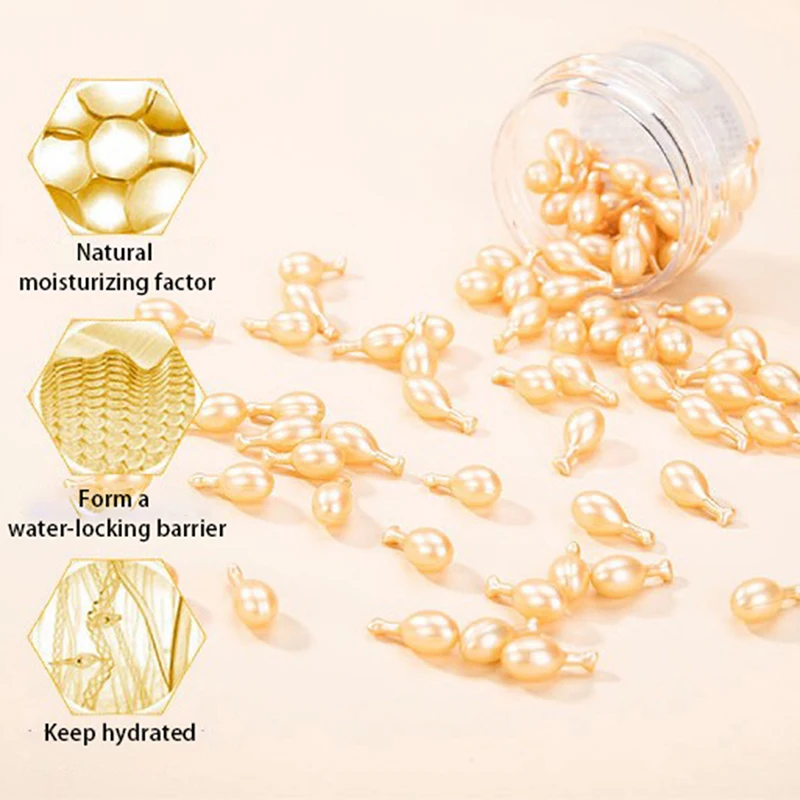 30/60/100Pcs Hyaluronzuur Capsules Serum Spot Acne Remover Whitening Cream Anti-Rimpel Ageless Crème