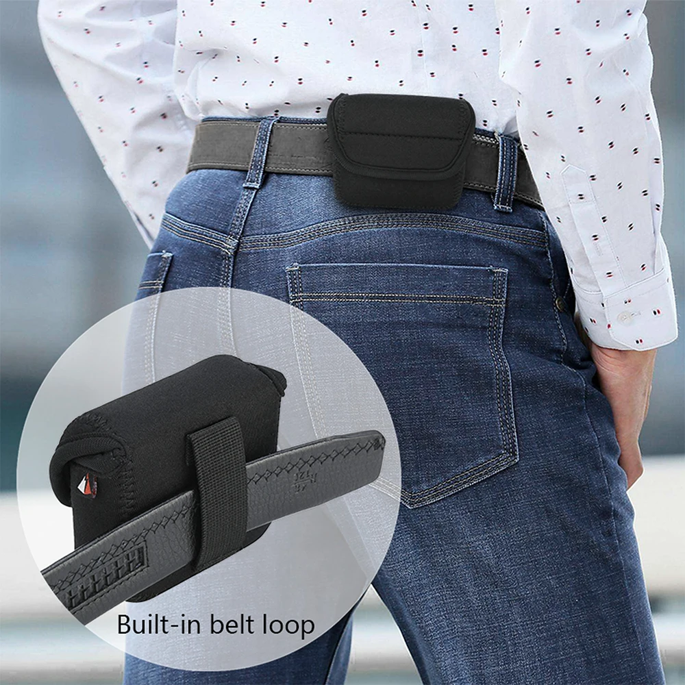 Portable SBR Carrying Case Waterproof Protective Travel Case Storage Bag Pouch Audio Case For JBL GO 2 GO2 Blue-tooth Speakers