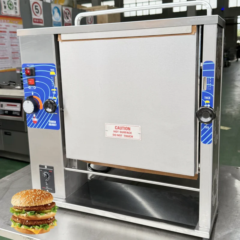 +-+Multi-Function Electric Baking Oven Commercial Hamburger Bun Toaster New High Efficiency for Bakery Equipment