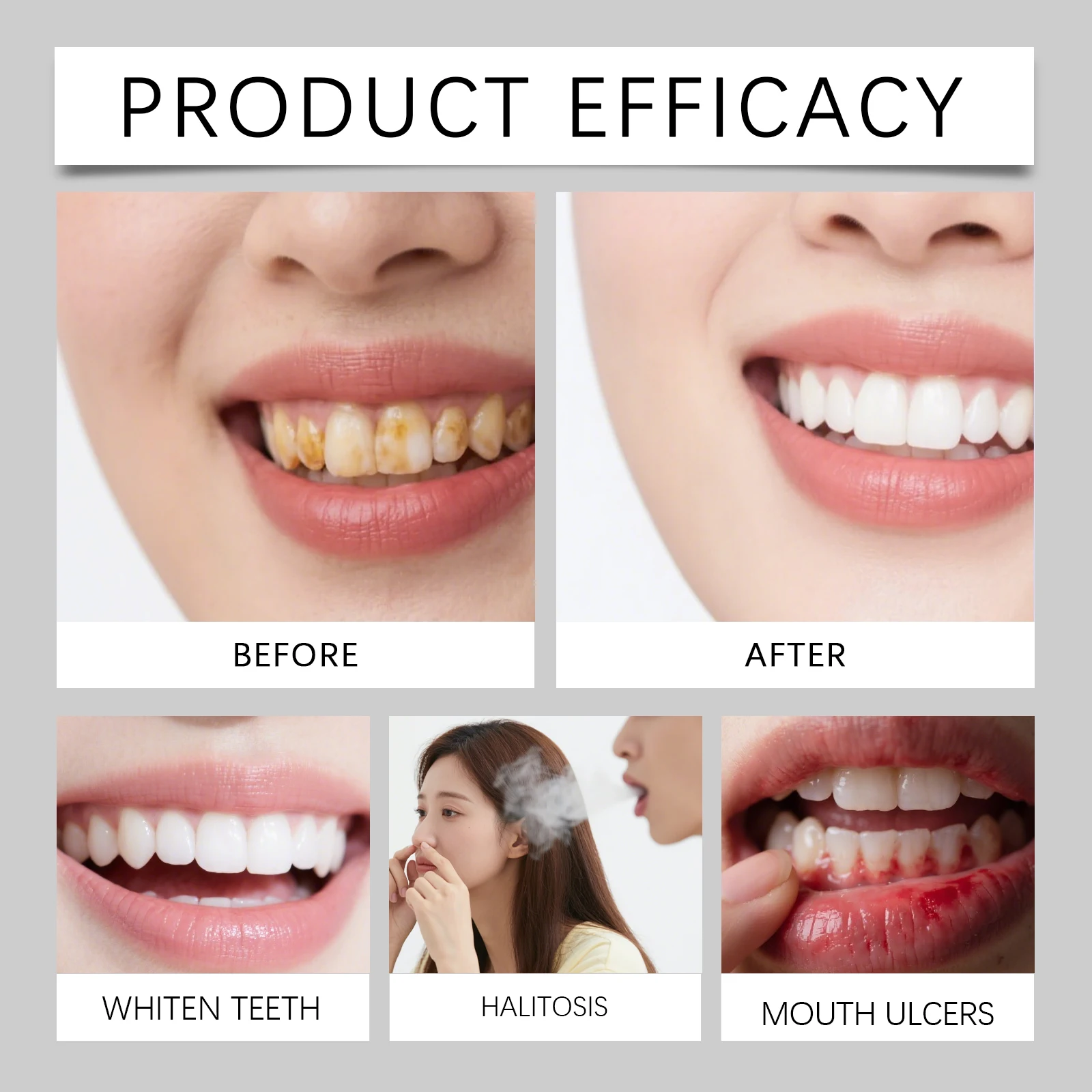 معجون أسنان هيدروكسياباتيت معجون أسنان بالنعناع الطازج التنظيف العميق يزيل الأسنان الصفراء بشكل فعال معجون أسنان للعناية بالفم