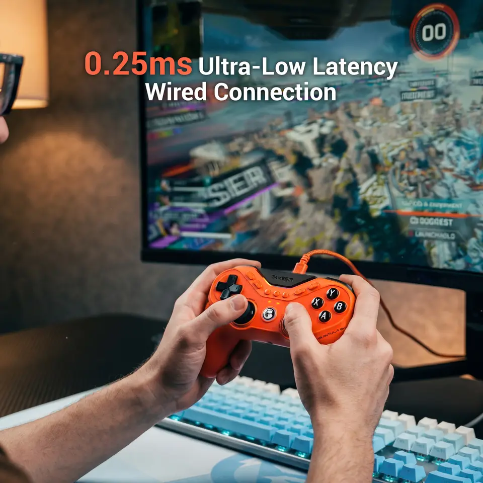 GameSir Tarantula 8K Switch Controller, 8000Hz Wired Gaming Controller for Nintendo Switch 2, Android, iOS, PC, Steam - 2