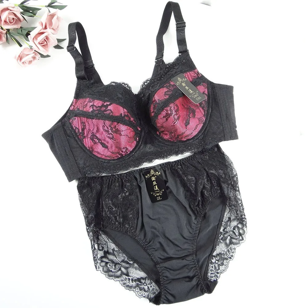 

Lace Bra And Panty Set Women Sexy Lingerie Bra Set Intimates Ladies Underwear Set 34 36 38 40 42 44 46 B C D E F G H Japanese