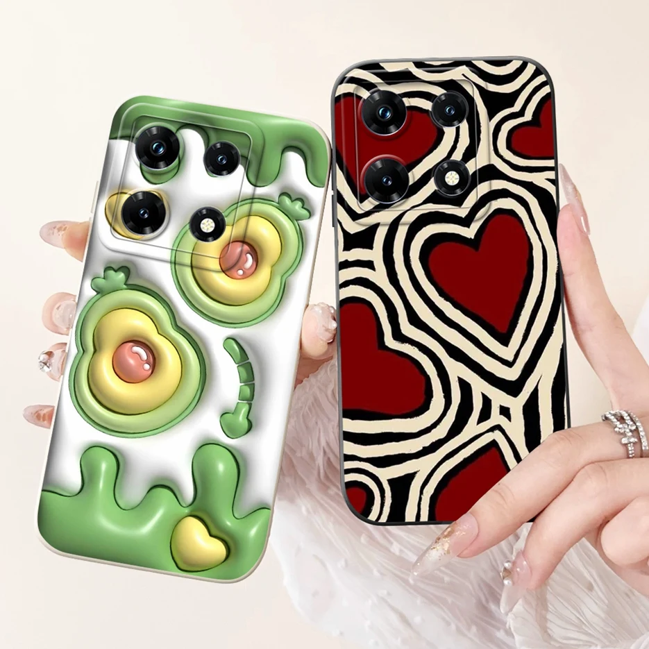 حافظة فاخرة من البولي يورثين الحراري الناعم لـ infinix note 30 pro ، 30 ، 30 ، 30 ، 30 ، 30 ، 30 ، 30 ، علبة ، مطلية بالحلوى