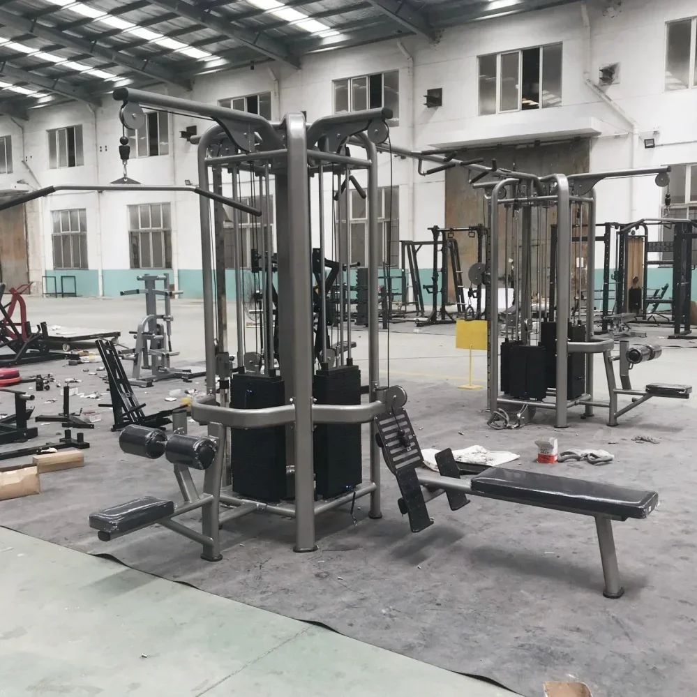 Multi 8 Station Jungle Station Long Life Gym Fitness 5 Station