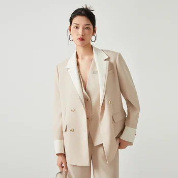 K2547W 럭셔리 여성 의류, 호주 양모 비즈니스 정장, 가을 캐주얼 블레이저