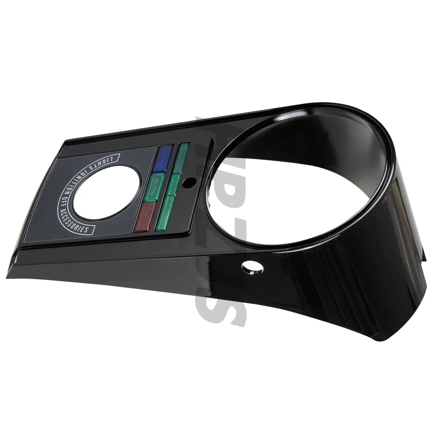 

For Harley Motorcycle Electra Glide FL FLH Softail FXST Custom FXSTC Wide Glide FXWG Black/Chrome Dash Speedometer Housing Panel
