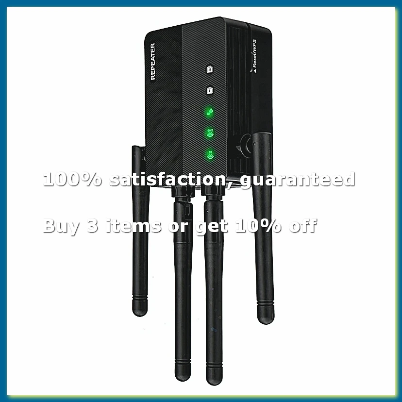 WiFi Extender Signal Amplifier 1200Mbps Dual Band 2.4G 5.8G 2xLAN Port Support Long-Distance Transmission EU-PLUG-WDL