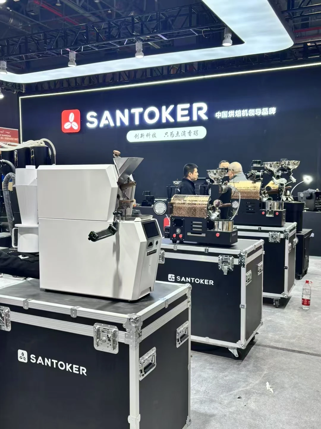 Santoker جديد حار بيع 500 جرام 1 كجم محمصة قهوة الغاز التدفئة التجارية تحميص حبوب البن