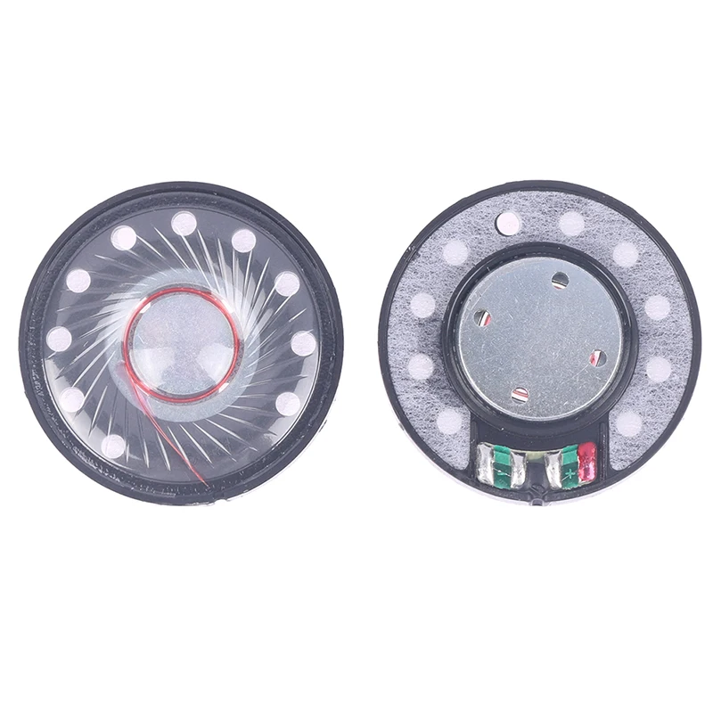 2 pçs 40mm 32ohm fone de ouvido driver alta fidelidade unidade alto-falante 112db fone diy alto-falante peças reparo acessórios