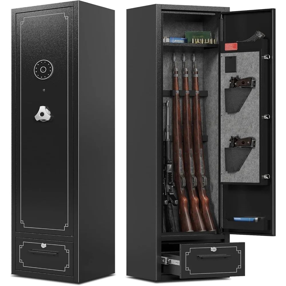 

5-6 Gun Safe,Gun Safes for Rifle and Pistols,Gun Cabinets,Rifle Safe,Gun Safes for Rifle and Shotguns,Gun Safes & Cabinets
