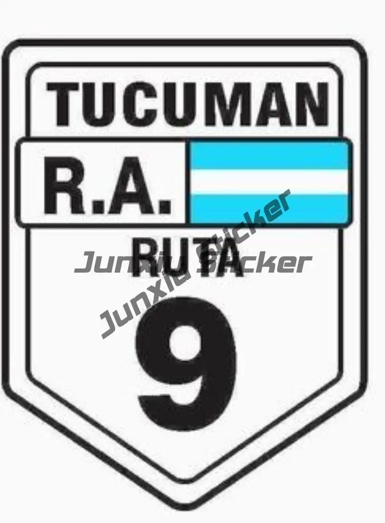 Argentina Ruta 40 Car Sticker Patagonia Ruta40 Misiones 12 Tucuman RA Ruta 9 Waterproof Cover Scratches Decal Accessories Decor