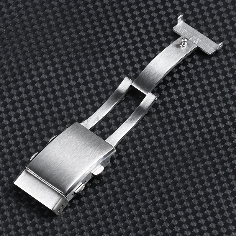 고급 스테인리스 스틸 시계 걸쇠, 조정 가능한 접이식 버클, 고급 금속 걸쇠, 시계 수리 액세서리, 18mm, 20mm, 22mm, 316L