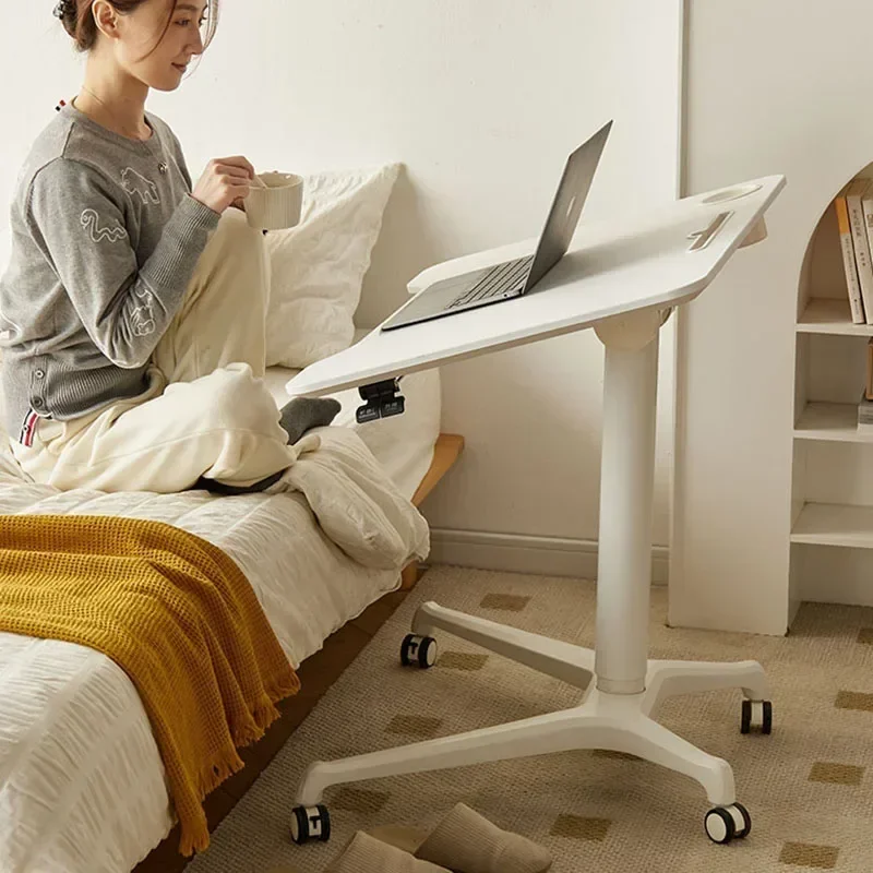 

Home Lifting Laptop Office Desk Minimalist Standing Style Lifting Workbench Book Table Study Mesa De Trabajo Hotel Furniture