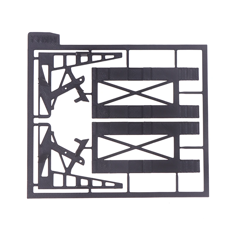 1Set Double-deck Vehicle Parking Frame Model For 1/64 Alloy Car Toy 3D Printed Garage Car Rack Scene Decoration Assembly Parts