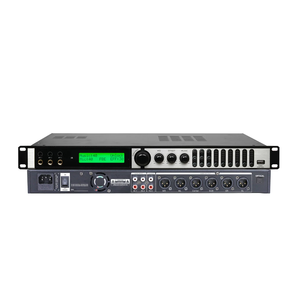 KX-9600 China Factory Dsp Processor Car Sound Equipments Harmony Processor Feedback Suppressor