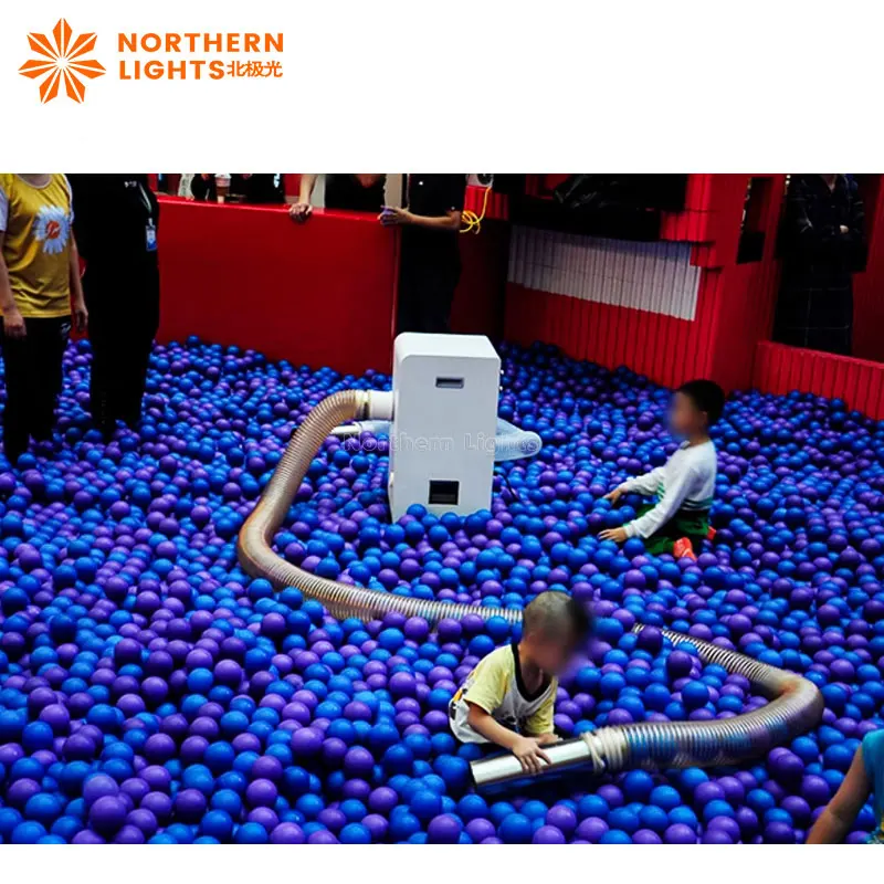 Large Brush Water Washing and Integrated Wave Ocean Ball Cleaner  Naughty Fort Park Cleaning Equipment