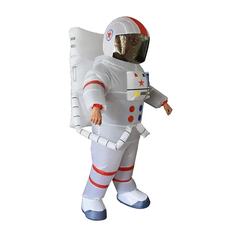 Adult Child Unisex Inflatable Astronaut Costume Cosplay Kids Kindergarten Performance Fancy Dress Halloween Carnival Party