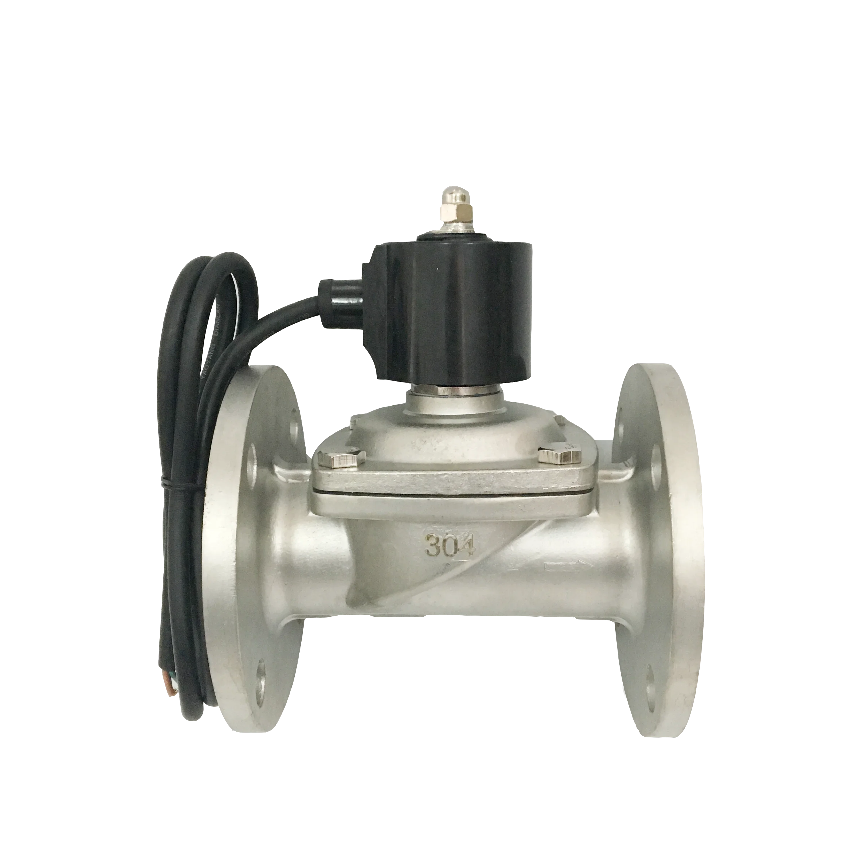 

2w Normally Closed Flange Water Solenoid Valve DC24V Normally Closed Stainless Steel Solenoid Valve 12V 24V 220V