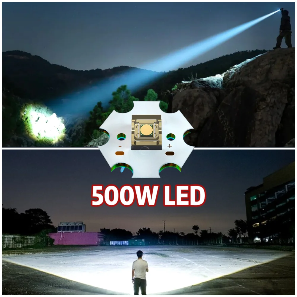 High Strong Power Led Flashlight Rechargeable USB Flashlights Long Range 5000M Zoom Tactical Torch Fishing Camping Work Lantern