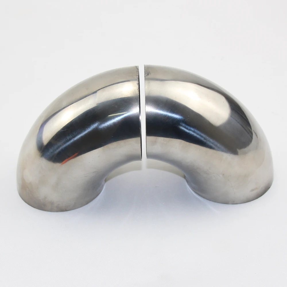 1PCS car accessories Automobile exhaust pipe muffler turns into stainless steel elbow 90 degree Angle pipe to reduce diameter