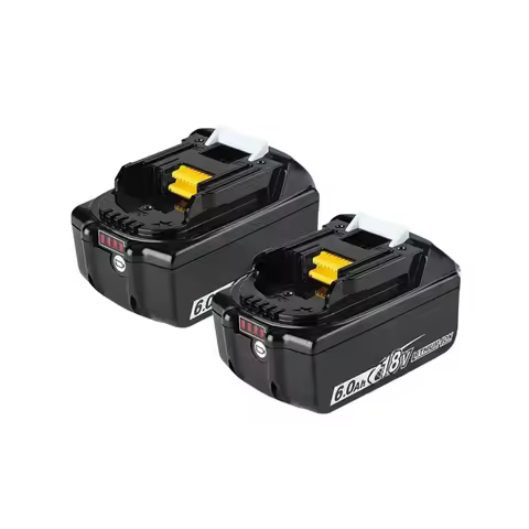 For Makita 18V Battery 6.0Ah 5.0Ah 18650 Lithium Battery Replacement For Makita Compatible with BL1830 BL1850 Battery