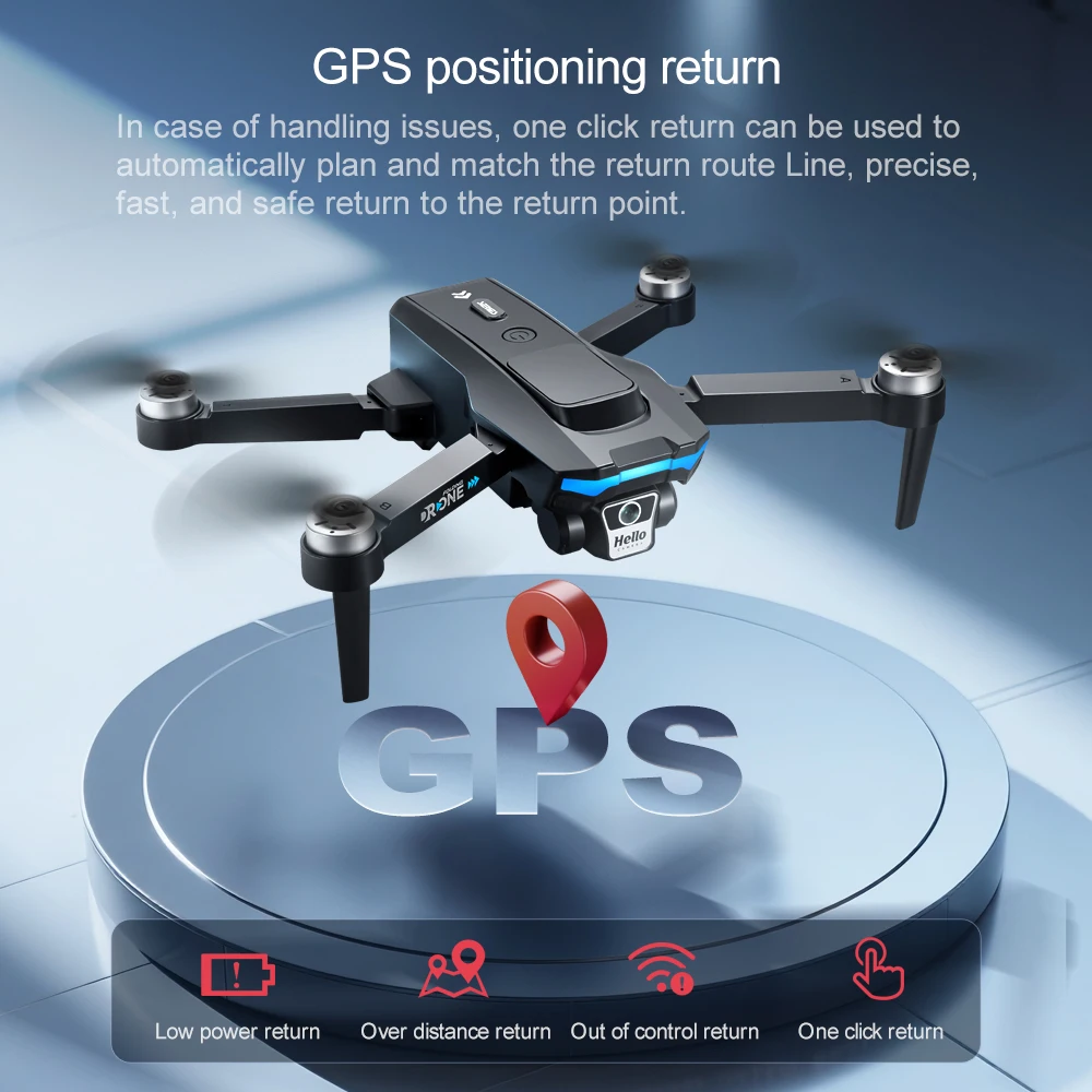 

F208 8K HD Laser Obstacle Avoidance Brushless FPV RC Drone 5G GPS Optical Flow Dual Positioning Auto Reutrn Remote Control