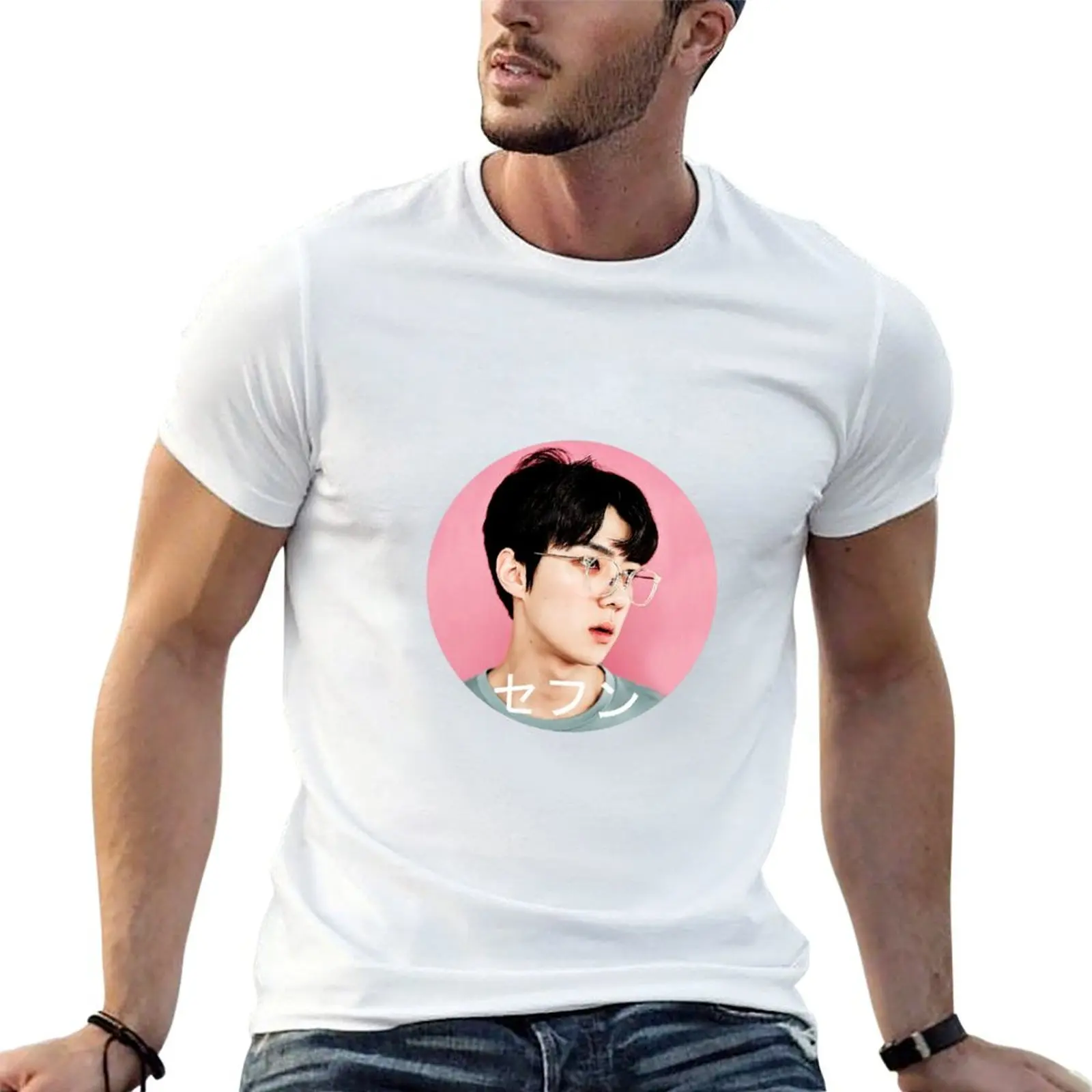 

sehun T-Shirt t shirt man cotton t shirt man plain T-Shirt