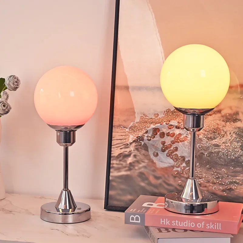 Rechargeable Lollipop Modern Simple and Warm Decoration Desk Lamp for Girls Bedroom Bedside Environment Light