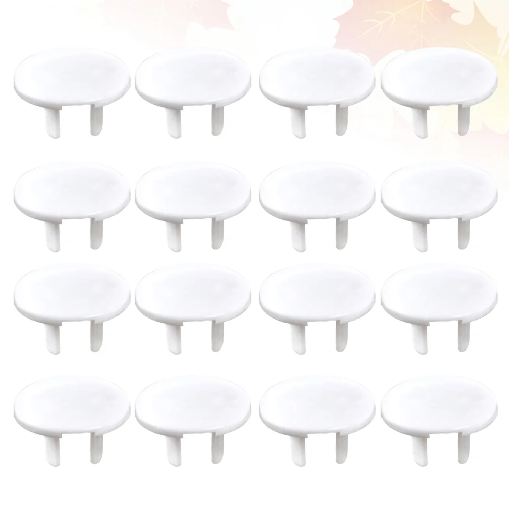 38 PCS Plug Socket Covers Power Supply Anti-shock Electric White Outlet Baby Child